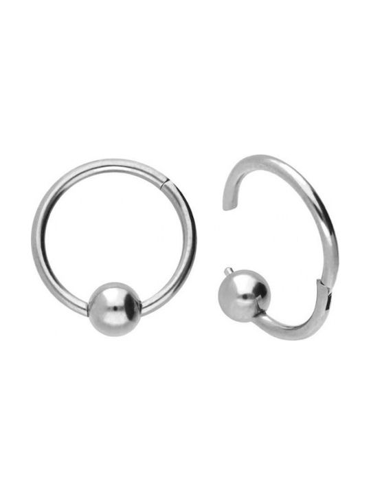 Poco Loco Body Earring Hoop made of Steel Gold-plated