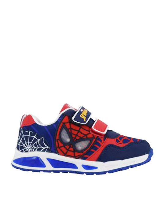 Disney Kids Sneakers with Scratch & Lights Navy Blue