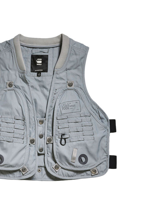 G-Star Raw Men's Sleeveless Jacket Gray