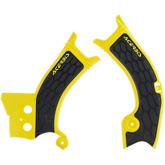 Acerbis X-Grip Протектори за рамка на мотоциклет Жълт