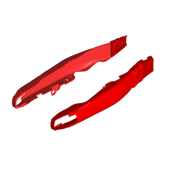Acerbis Motorcycle Swingarm Protectors Red