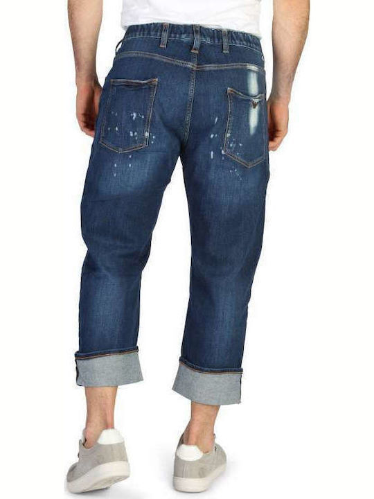 Emporio Armani Pantaloni de Bărbați din Jean Albastru