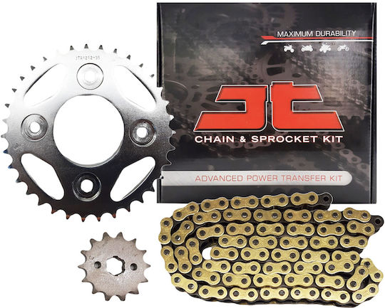 JT Sprockets Σετ Γρανάζια Αλυσίδα για Honda Innova 125