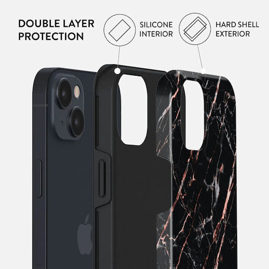 Burga Fashion Tough Back Cover Plastic 2mm Rose Gold (iPhone 14 Plus)