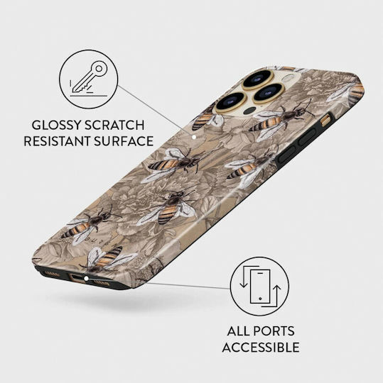 Burga Fashion Tough Back Cover Πλαστικό / Σιλικόνης Μπεζ (iPhone 13 Pro)