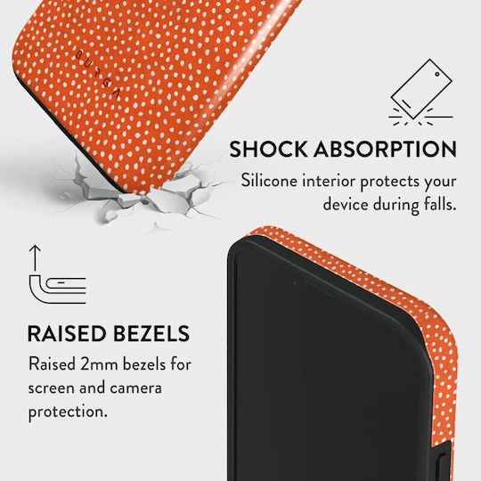 Burga Fashion Tough Back Cover Πλαστικό Πορτοκαλί (iPhone 14 Plus)