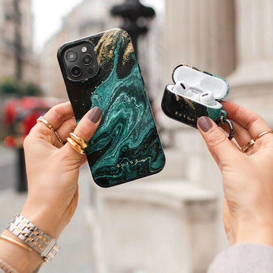 Burga Fashion Tough Back Cover Πλαστικό / Σιλικόνης 2mm Πράσινο (iPhone 13 Pro)