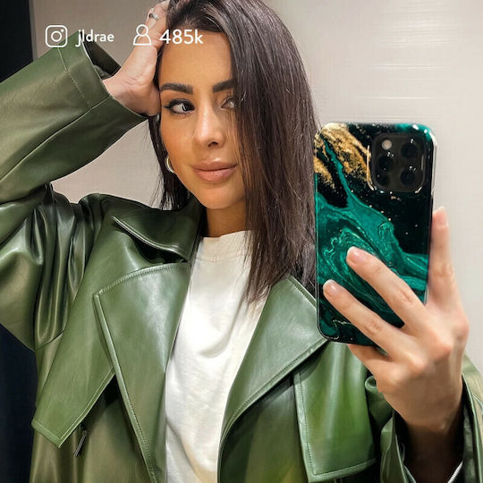 Burga Fashion Tough Back Cover Πλαστικό / Σιλικόνης 2mm Πράσινο (iPhone 13 Pro)