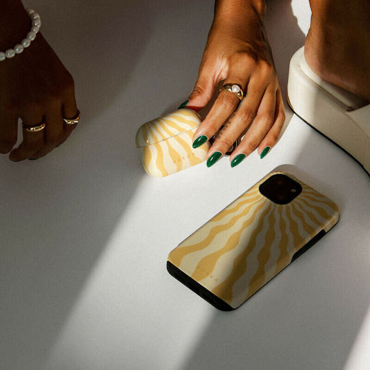 Burga Fashion Tough Back Cover Πλαστικό / Σιλικόνης Πορτοκαλί (Galaxy S22 Ultra 5G)