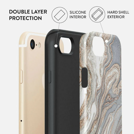 Burga Fashion Tough Back Cover Plastic / Silicon Multicolor (iPhone SE 2022/2020/8/7)