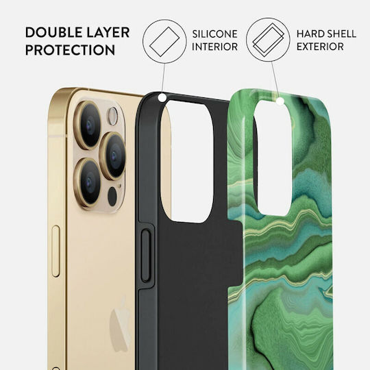 Burga Fashion Tough Back Cover Plastic / Silicone Green (iPhone 13 Pro)