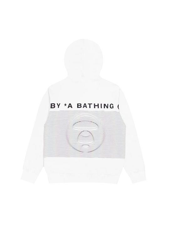 Aape By A Bathing Ape® Ανδρικό Φούτερ με Κουκούλα Λευκό