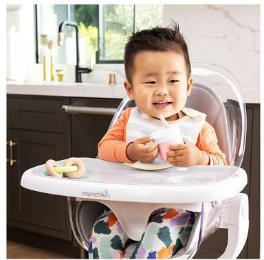 Munchkin Toddler Silicone Cup C'est Silicone Pink 118ml For 6m+