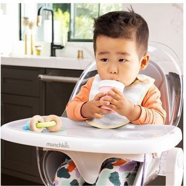 Munchkin Toddler Silicone Cup C'est Silicone Pink 118ml For 6m+