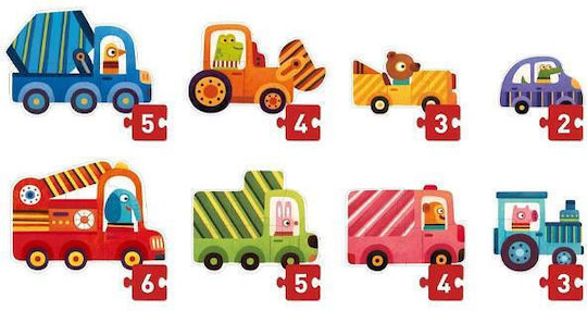 Kids Puzzle Traffic for 2++ Years 6pcs MiDeer