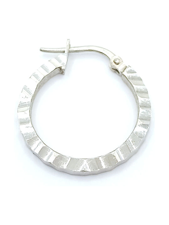 PS Silver Earrings Hoops made of Silver