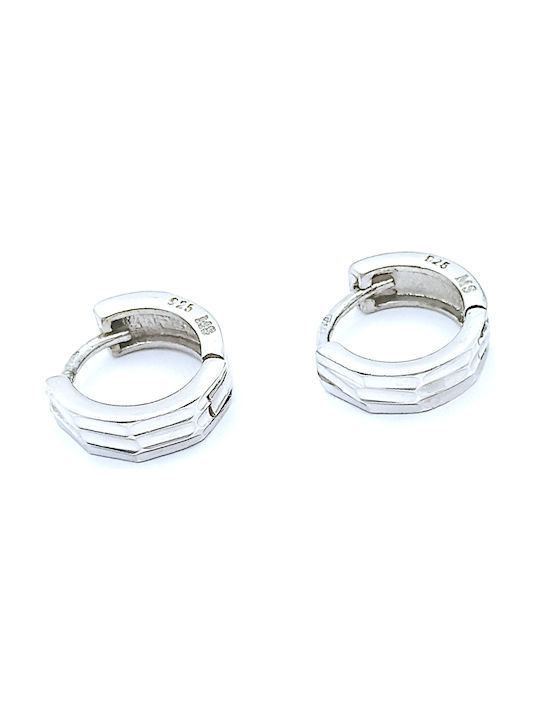 PS Silver Earrings Hoops made of Silver