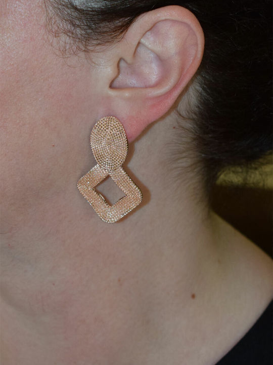 Bizoutaki Gold Plated Dangle Earrings Bizoutaki Gold Plated Dangle Earrings