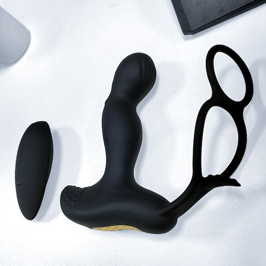 Kinksters Anal Plug with Wireless Functionality and Vibration Black