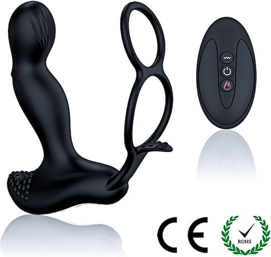 Kinksters Anal Plug with Wireless Functionality and Vibration Black