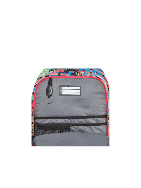 Herlitz Freestyle Jungle School Backpack Junior High-High School Multicolour with Water Bottle Holder 27litre