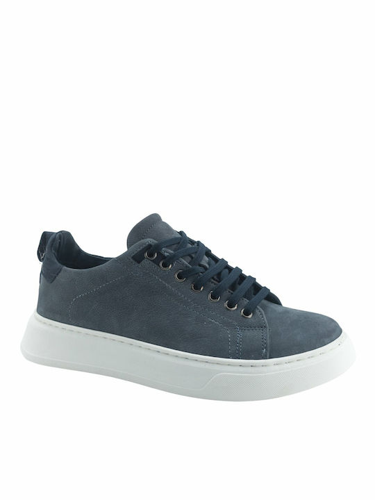 Antonio Shoes Men's Leather Casual Shoes Blue