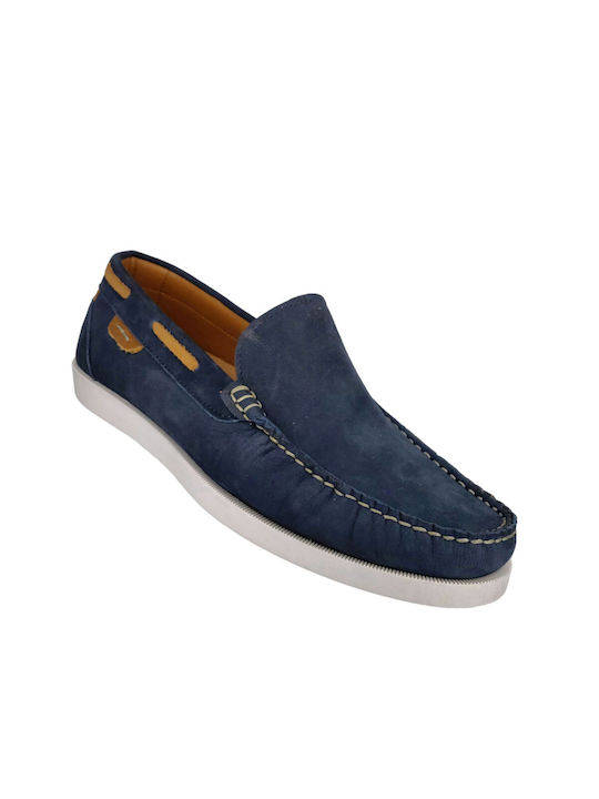 Antonio Shoes Δερμάτινα Ανδρικά Casual Παπούτσια Μπλε