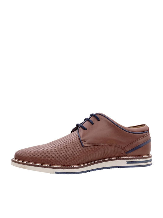 Men's Leather Casual Shoes Tabac Brown