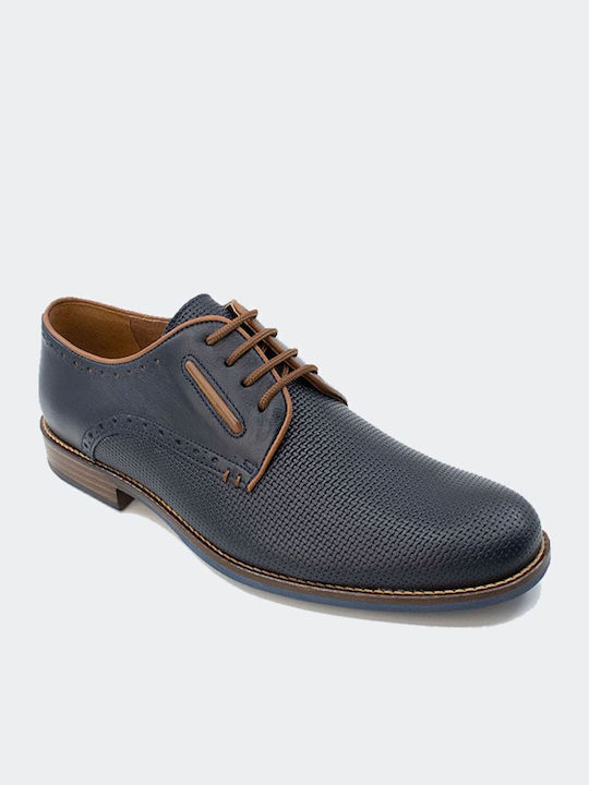 Δερμάτινα Ανδρικά Oxfords Μπλε