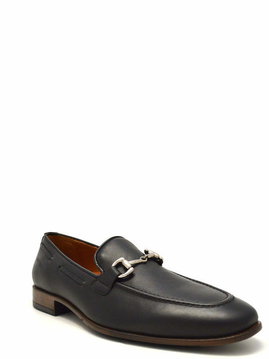 Softies Men's Leather Loafers Black