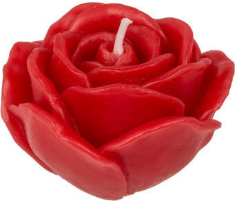 Out of the Blue Decorative Candle In Red Jar 3 Pieces