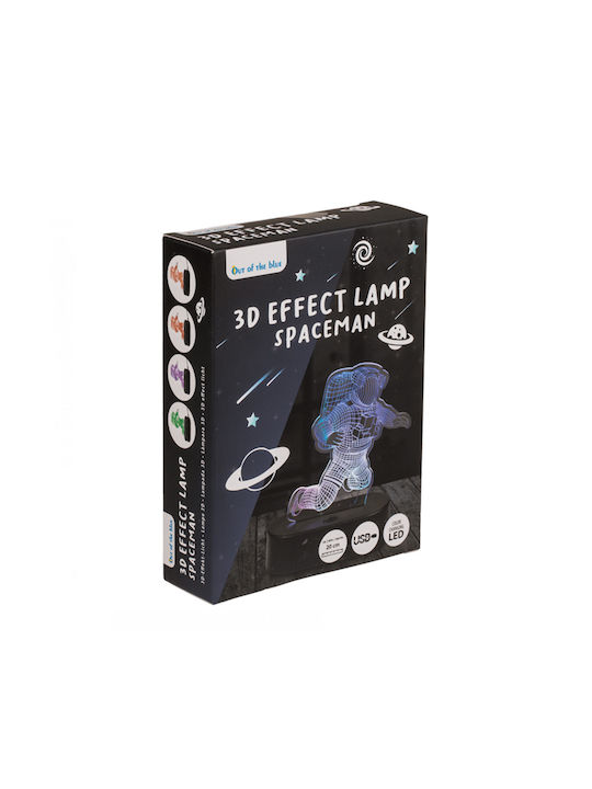 Out of the Blue Διακοσμητικό Φωτιστικό LED 3D Illusion 13x16x6εκ.