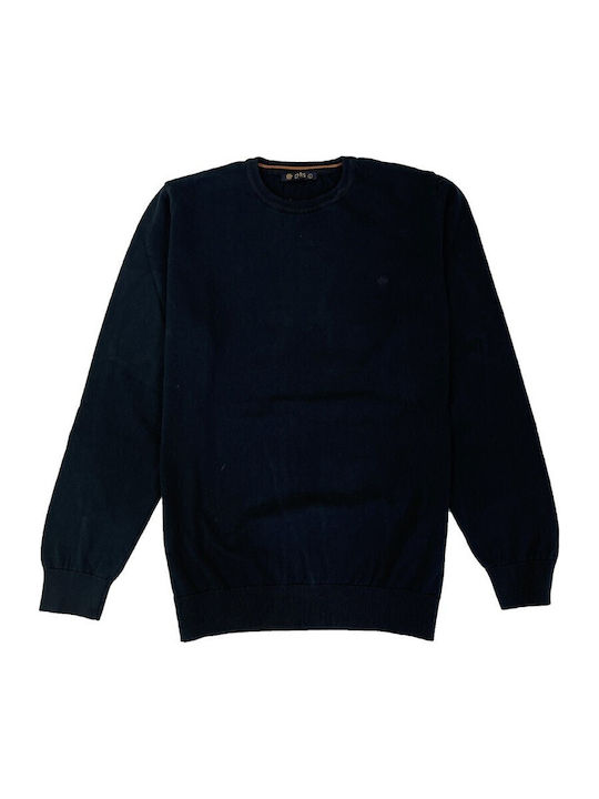 Langarm-Pullover Blau