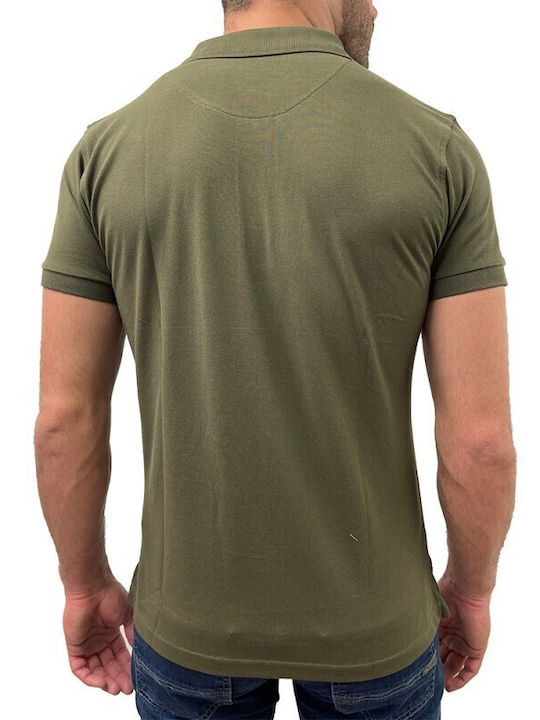 Dors Herren Kurzarmshirt Polo Khaki