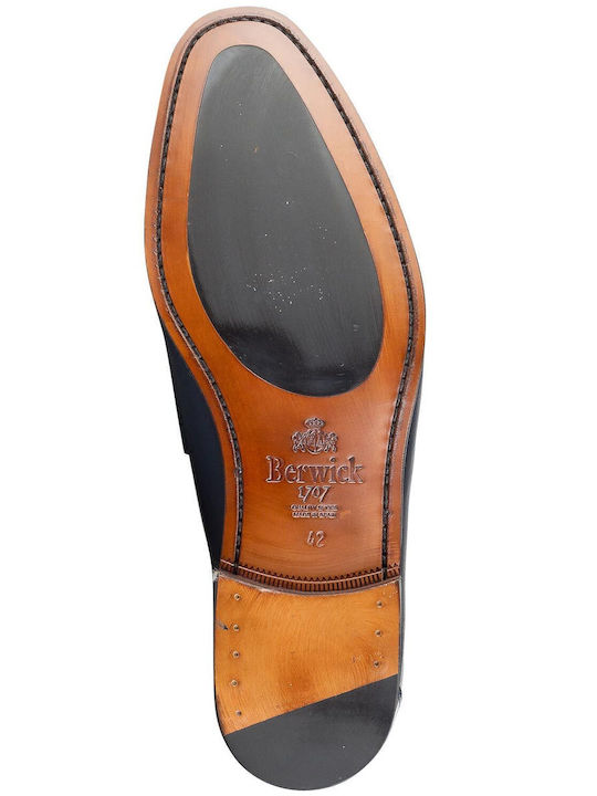 Men's Leather Moccasins Blue
