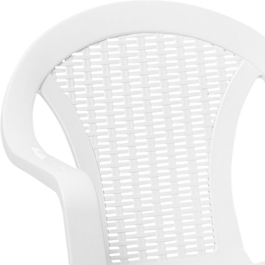 Outdoor-Stuhl Polypropylen Headway White 56x42x78εκ.