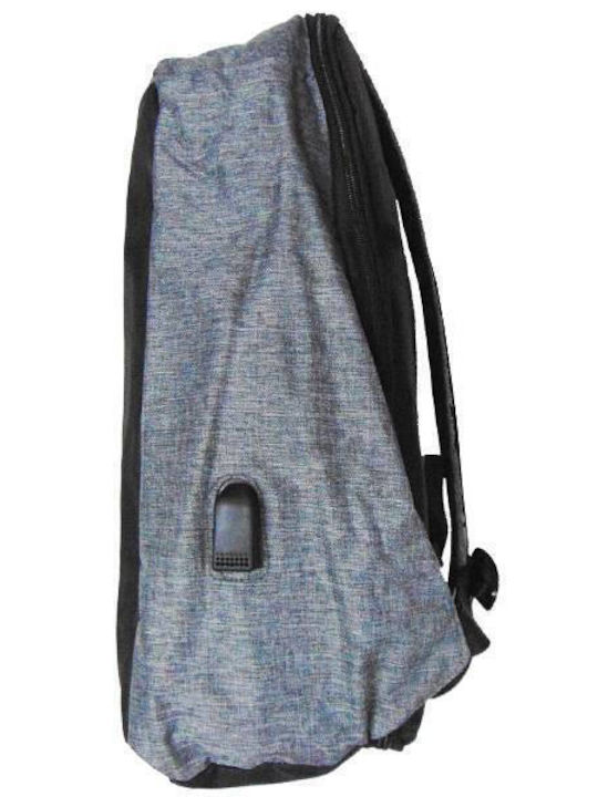 Takeposition Schulranzen Rucksack für Junior High-High School mit Flaschenhalter Schwarz 34 x 10 x 44cm