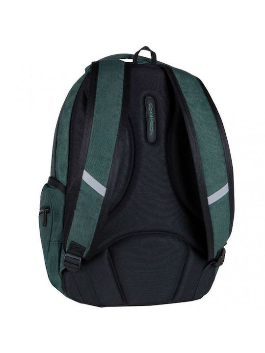 Coolpack Kinderrucksack Green – 27 Liter, Polyester, Mit Laptopfach & Trinkflaschen-Tasche