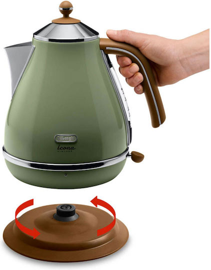 De'Longhi Icona Vintage Reisekessel 1.7Es 2000W Grün