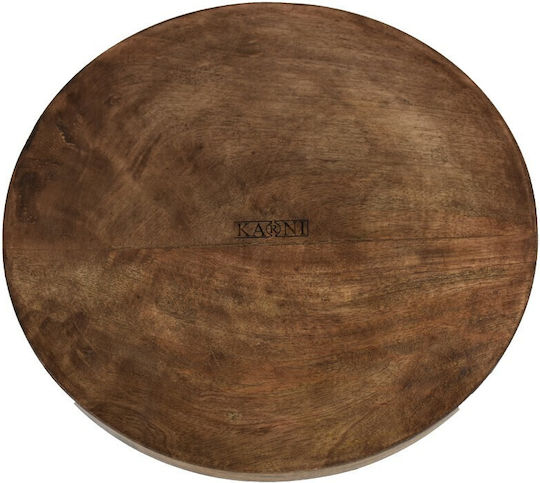 Nakaro Wood Pizza-Servierplatte Hölzernes 40x40x8.5cm 1Stück