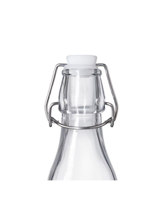 Butlers Flasche Wasser Glas mit Clip Transparent 250ml