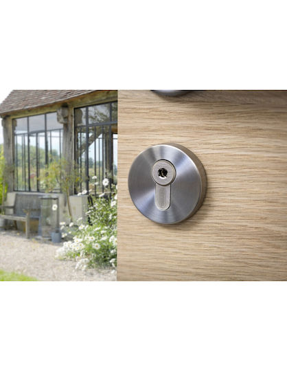 Thirard Security Cylinder Lock 86mm (35-45) with 4 Silver Keys