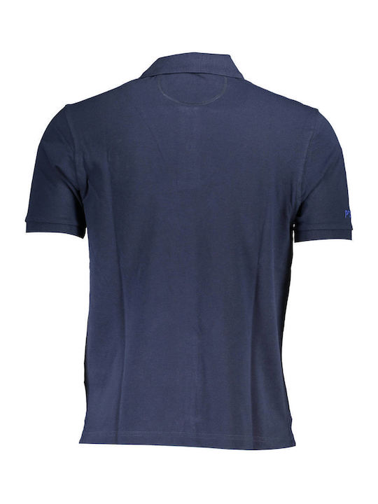 La Martina Herren Kurzarmshirt Polo Marineblau