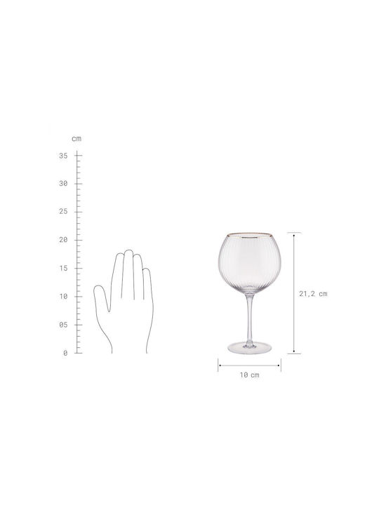 Butlers Glas Cocktail/Trinken aus Glas 650ml