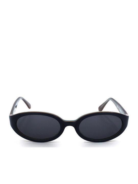 Calvin Klein Women's Sunglasses with Green Plastic Frame and Black Lens CK4012 77