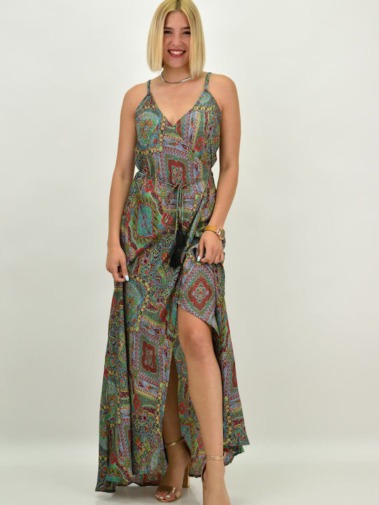 Potre Summer Maxi Dress Green