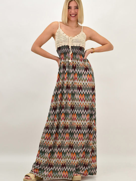 Potre Sommer Maxi Kleid Burgundisch