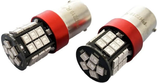 Photon Λάμπες Αυτοκινήτου P21W / BA15S LED Κόκκινο 12-24V 2τμχ