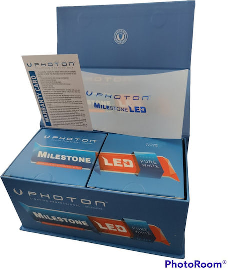 Photon Lamps Car H1 Canbus LED 6000K Cold White 12-24V 55W 2pcs