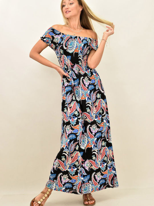 Potre Summer Maxi Dress Black